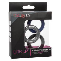 Link Up by Calex Lot de 3 cockrings Link Up Extrême 38mm